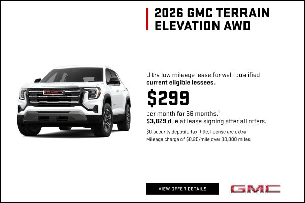 Ultra low mileage lease for well-qualified current eligible lessees.

$299 per month for 36 month...