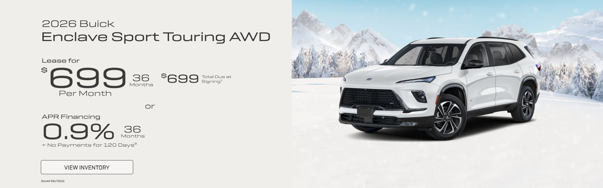 2026 Enclave Sport Touring AWD