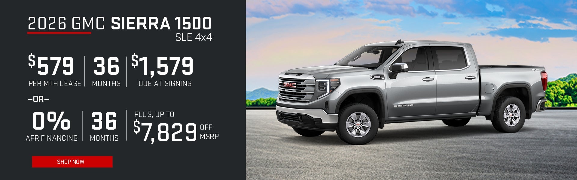 2026 GMC Sierra 1500 SLE 4x4 Offer