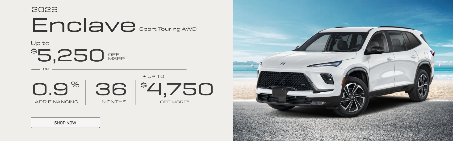 2026 Buick Enclave Sport Touring AWD